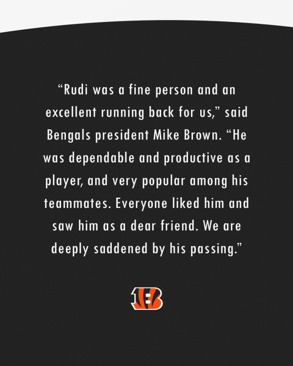 RIP Rudi Johnson - THE BENGALS FORUM - GO-BENGALS.COM X WHO DEY X AFC ...